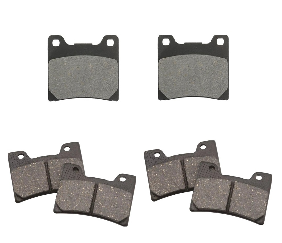 3 Kit plaquettes frein Raven RAV-104-238 Yamaha FZR 1000 Av G, Av D et Artitle=Forme et couleur