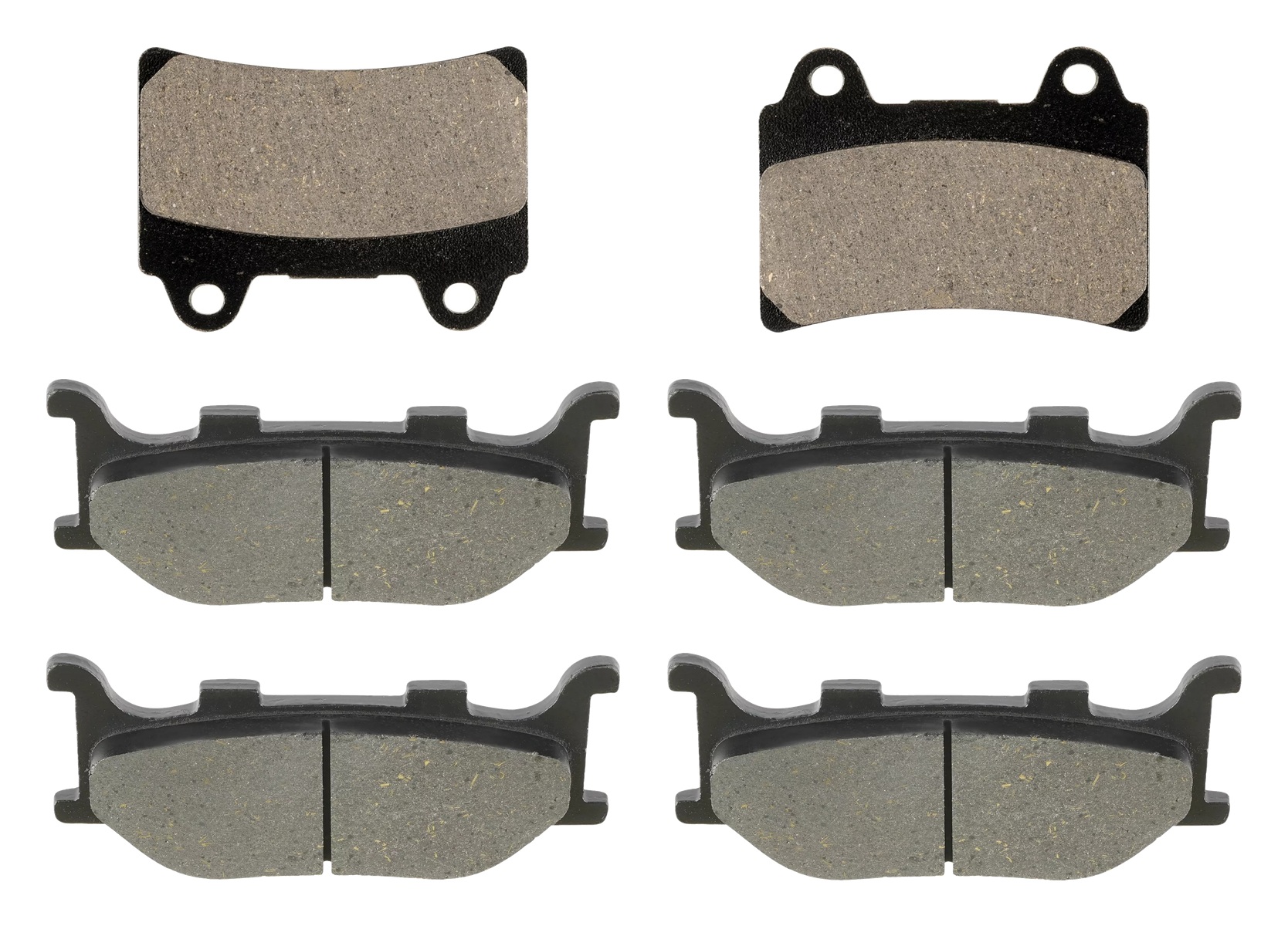 3 Kit plaquettes frein Raven RAV-104-248 Yamaha XV 1600 Wild Star Av G, Av D et Artitle=Forme et couleur