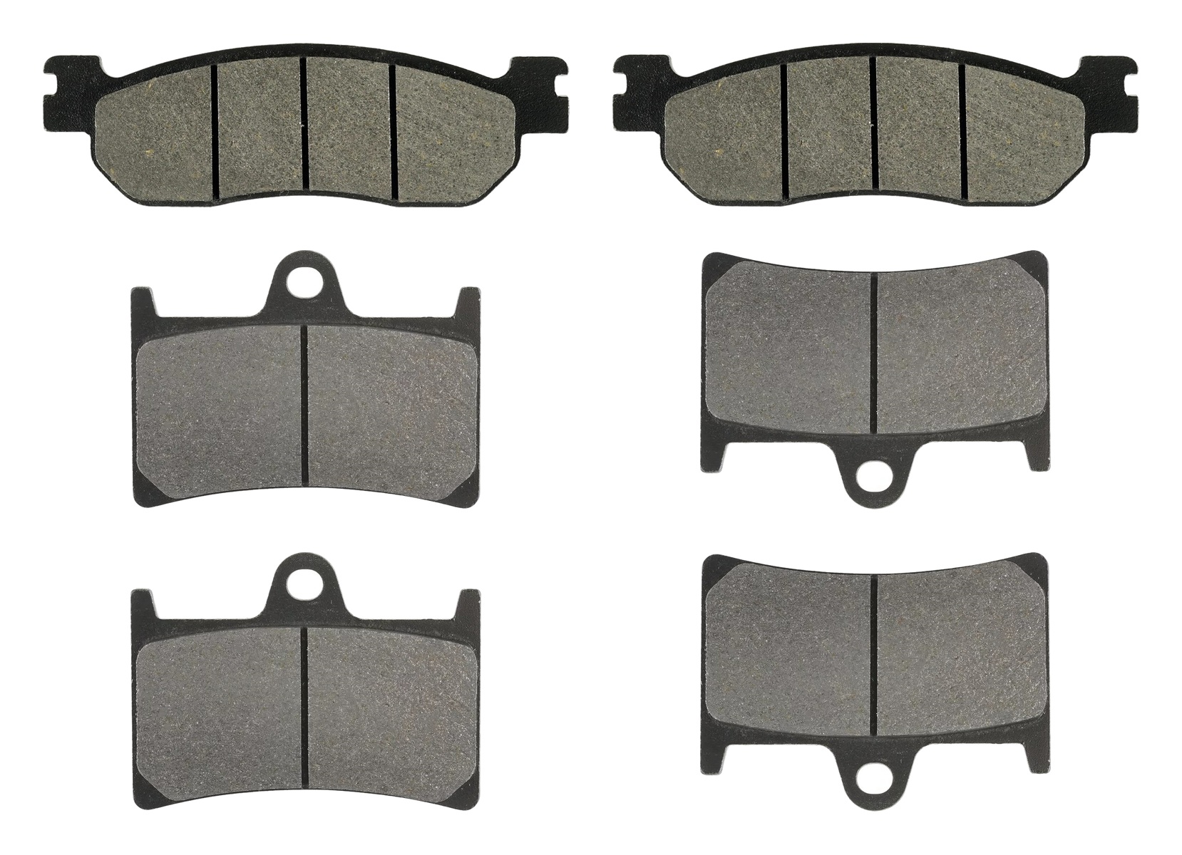3 Kit plaquettes frein Raven RAV-104-251 Yamaha YZF-R6 600 Av G, Av D et Artitle=Forme et couleur