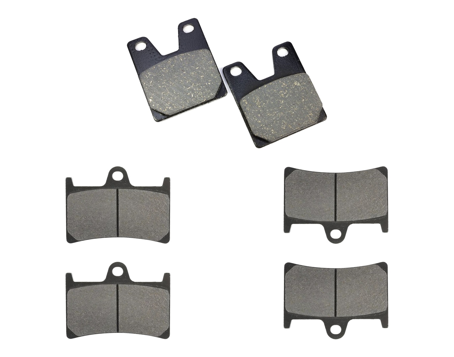 3 Kit plaquettes frein Raven RAV-104-253 Yamaha YZF-R1S 1000 Av G, Av D et Artitle=Forme et couleur